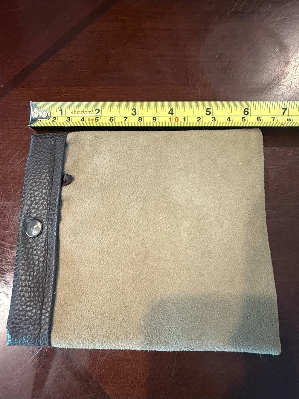 Dog Treat Training Pouch with a waistband clip -Tan with Dark Brown Trim